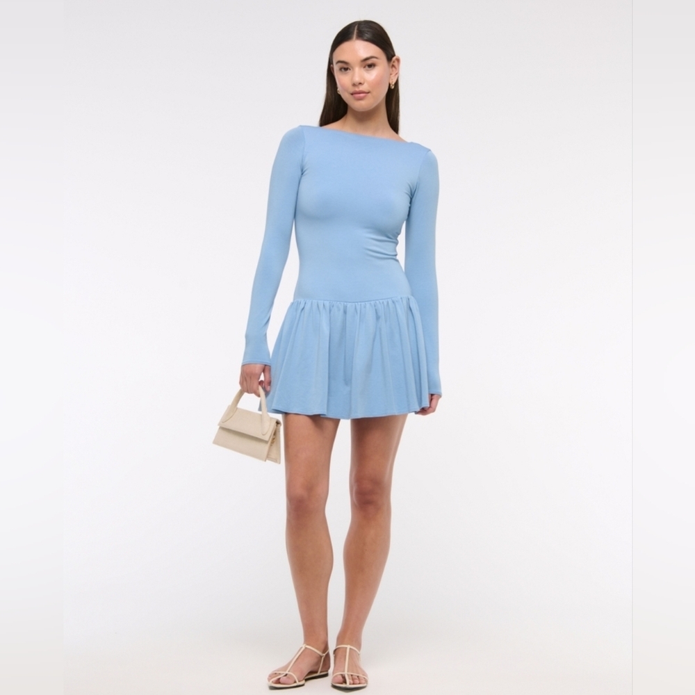 *NWT* Abercombie Drop-Waist Knit Skort, Size S Tall